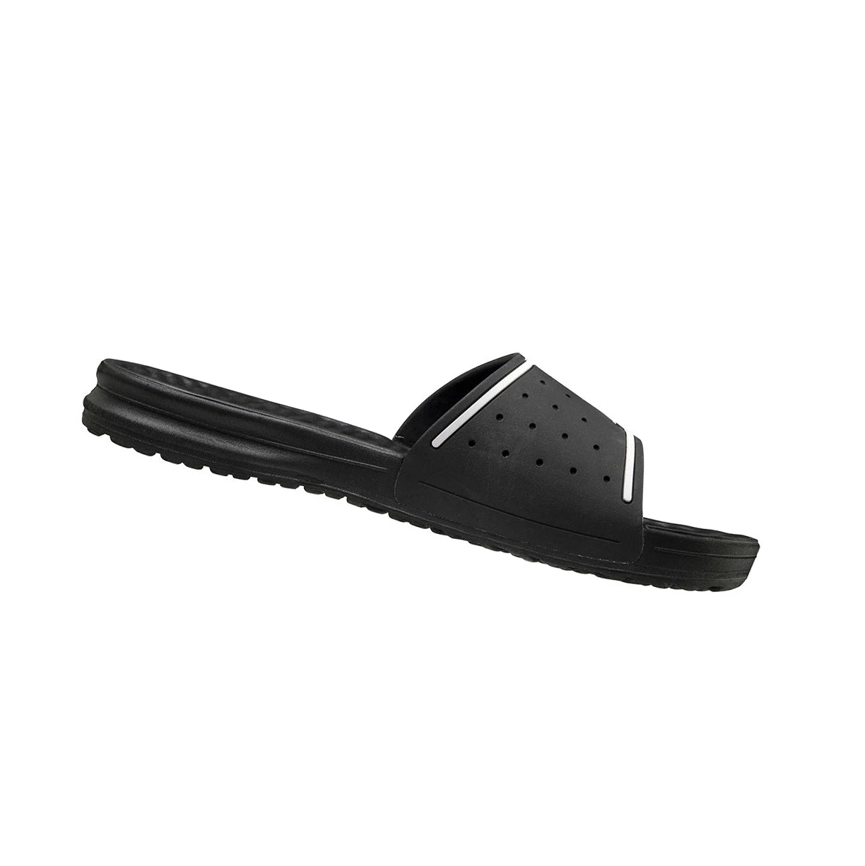 Sandalias de Diapositivas Mizuno Relax Chanclas 2 Hombre Black/White | UST185304