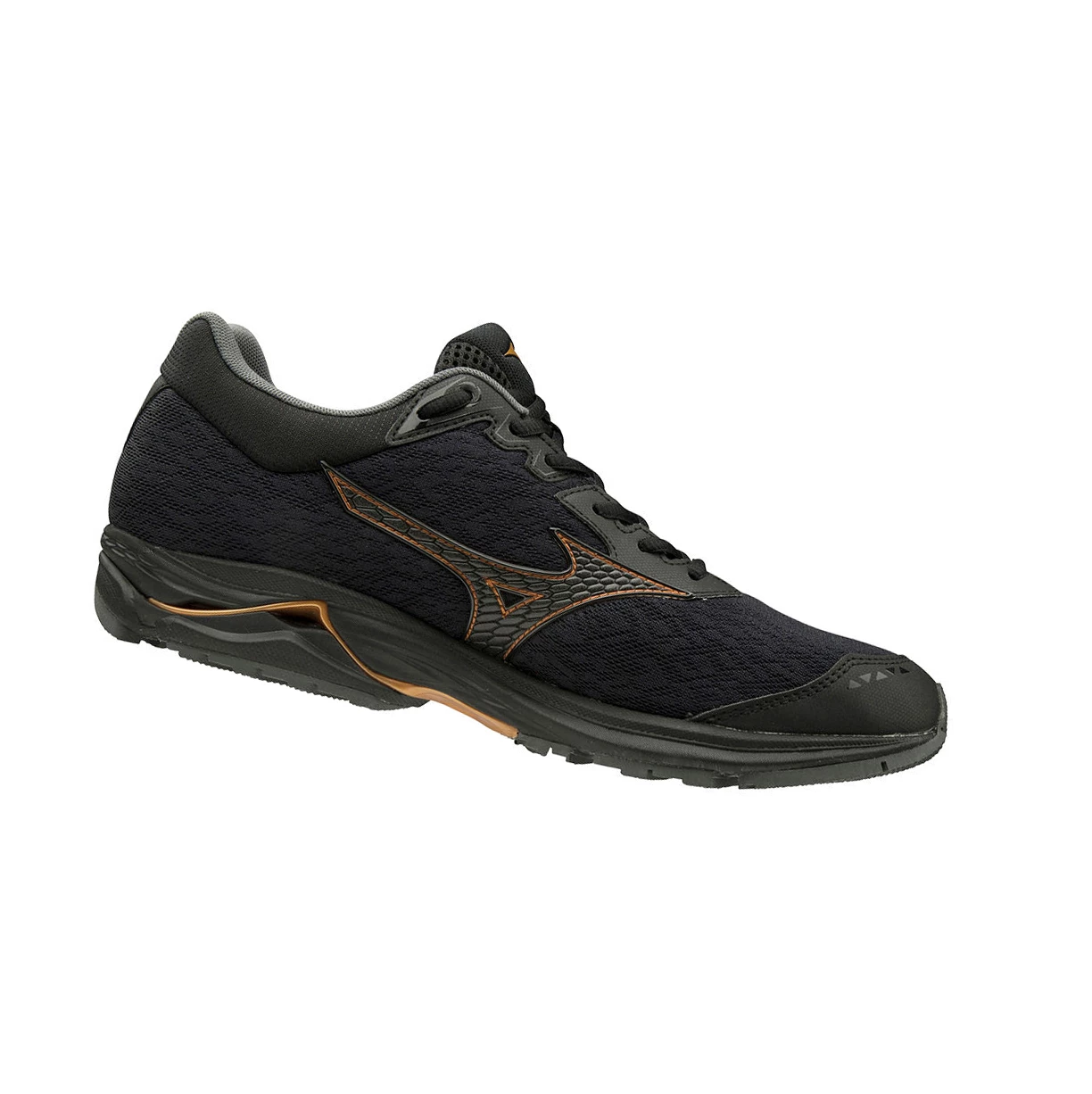 Zapatillas De Trail Running Mizuno Wave Rider Gtx Hombre Negras | DHR473201