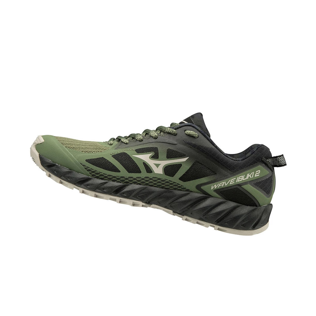 Zapatillas De Trail Running Mizuno Wave Ibuki 2 Mujer Green/Black/Silver | GTM419056