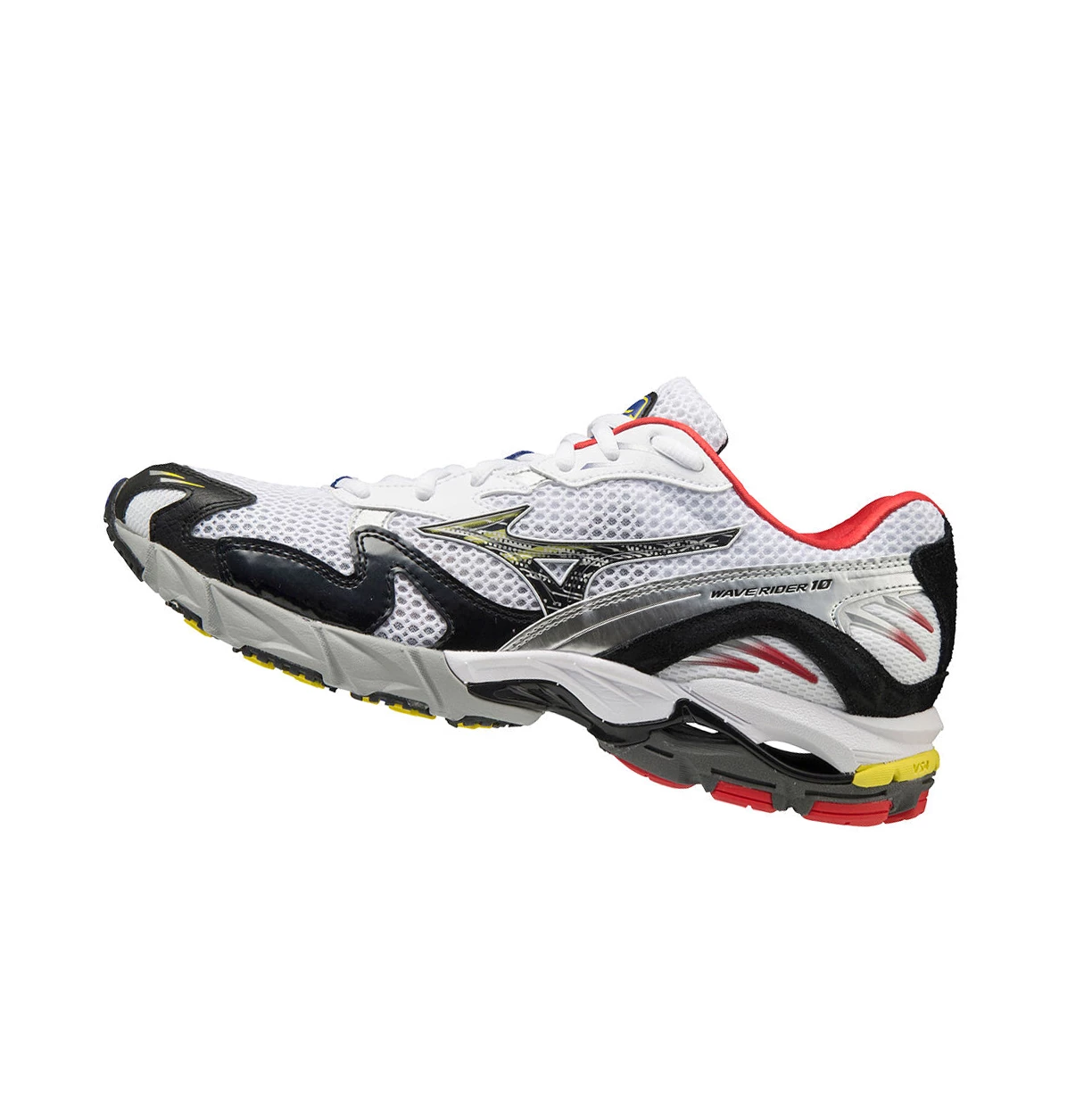 Zapatillas Mizuno Wave Rider 10 Hombre White/Black/Red | JVI078639