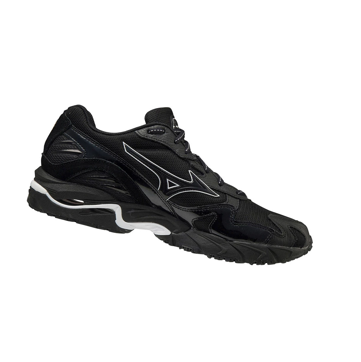 Zapatillas Mizuno Wave Rider 10 Kuro Hombre Negras | YHF184239