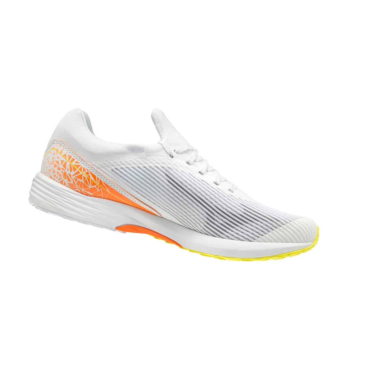 Zapatillas Running Mizuno Duel Sonic Hombre White/Orange | WBQ764951