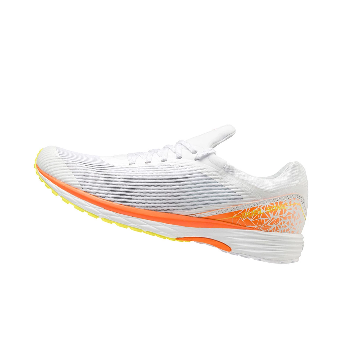 Zapatillas Running Mizuno Duel Sonic Hombre White/Orange | WBQ764951