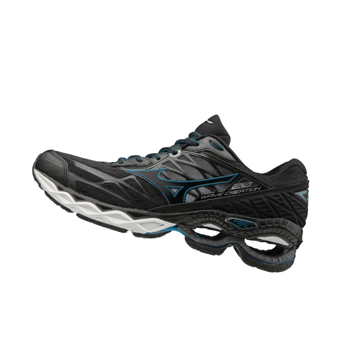 Zapatillas Running Mizuno Wave Creation 20 Hombre Negras | JCG701294