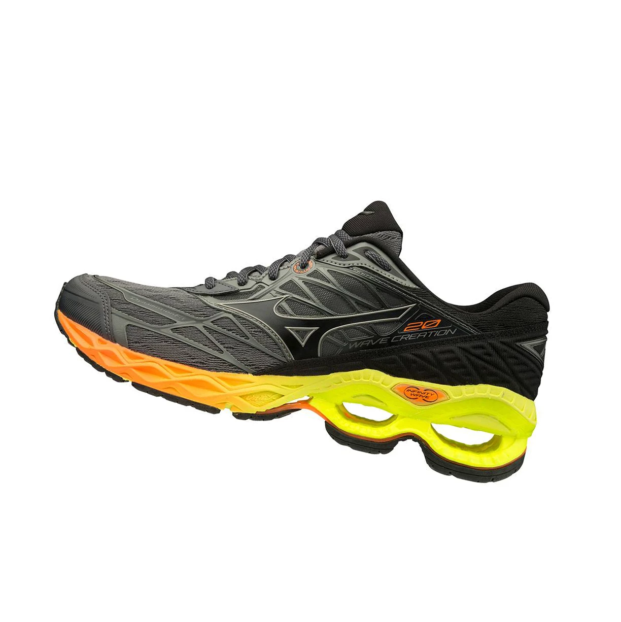 Zapatillas Running Mizuno Wave Creation 20 Hombre Grey/Yellow | VPO578932