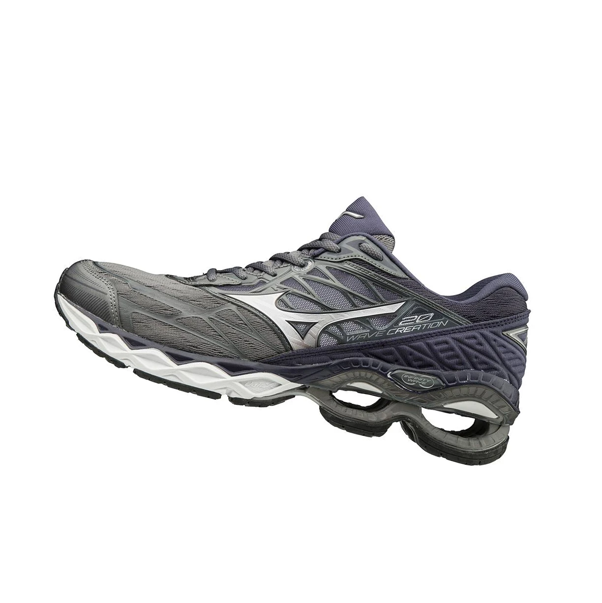 Zapatillas Running Mizuno Wave Creation 20 Hombre Grey/Silver | ZNM318750