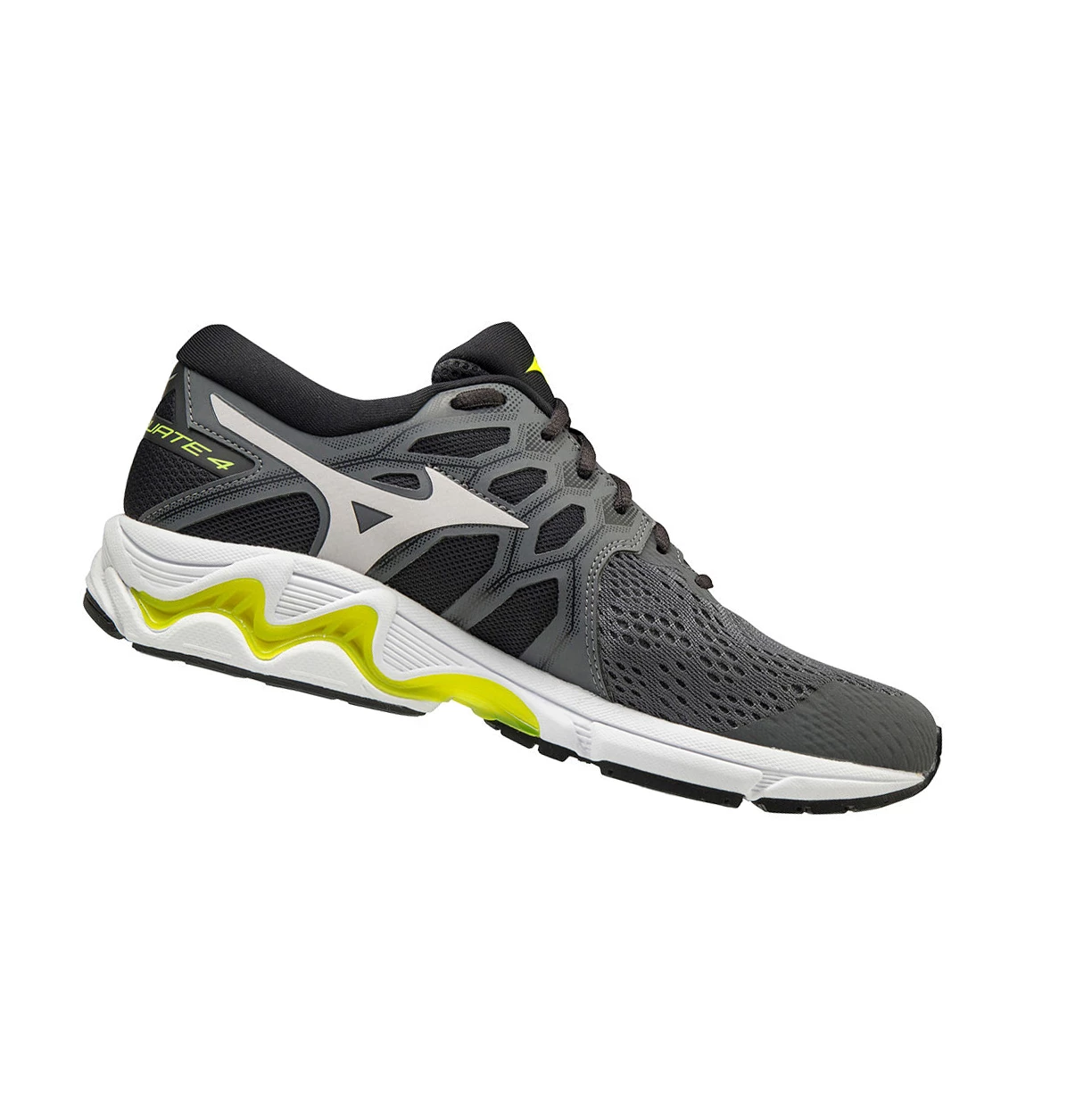 Zapatillas Running Mizuno Wave Equate 4 Hombre Grey/Yellow | RZL206597