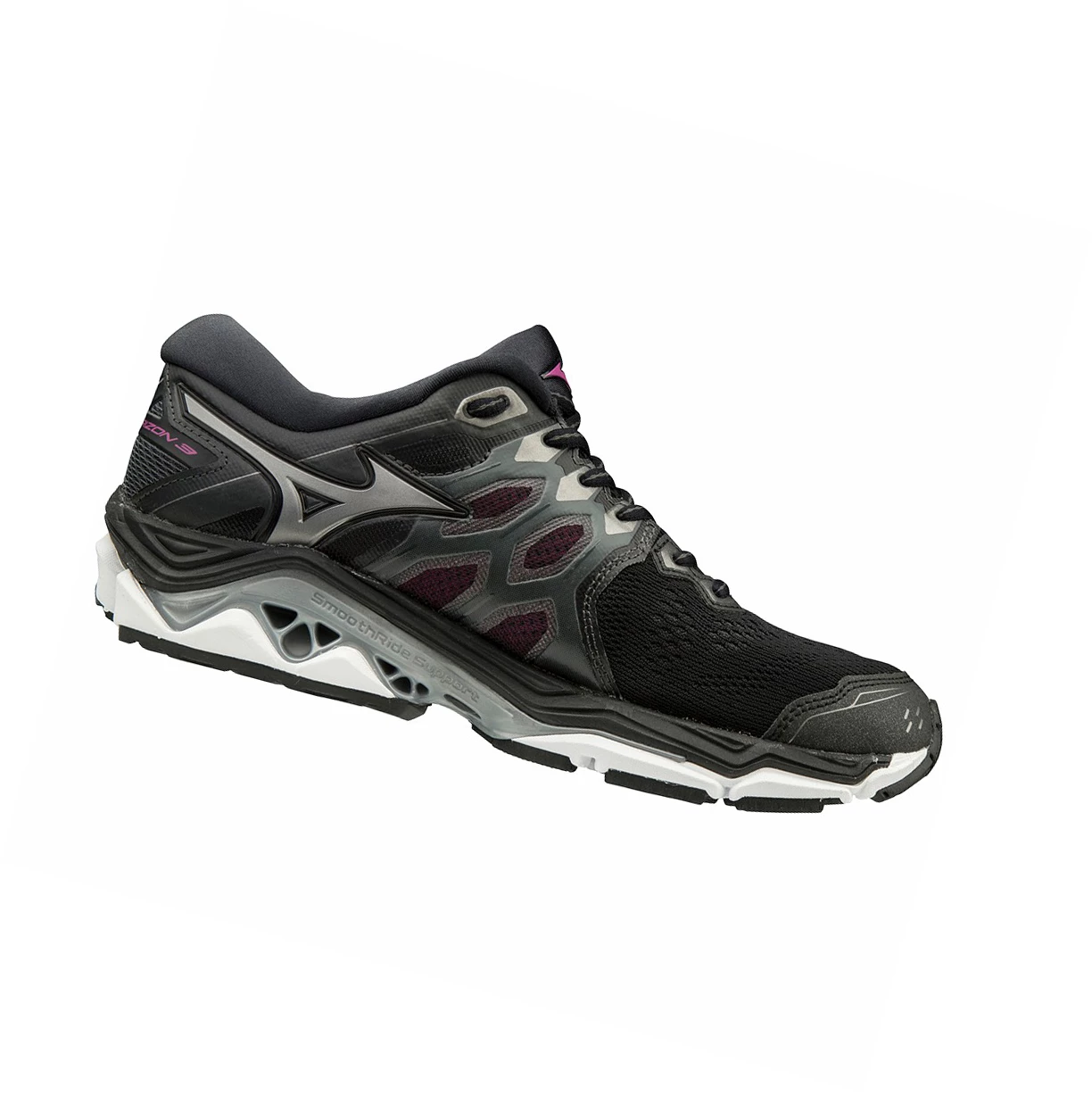 Zapatillas Running Mizuno Wave Horizon 3 Mujer Black/Grey/Pink | MHQ520176