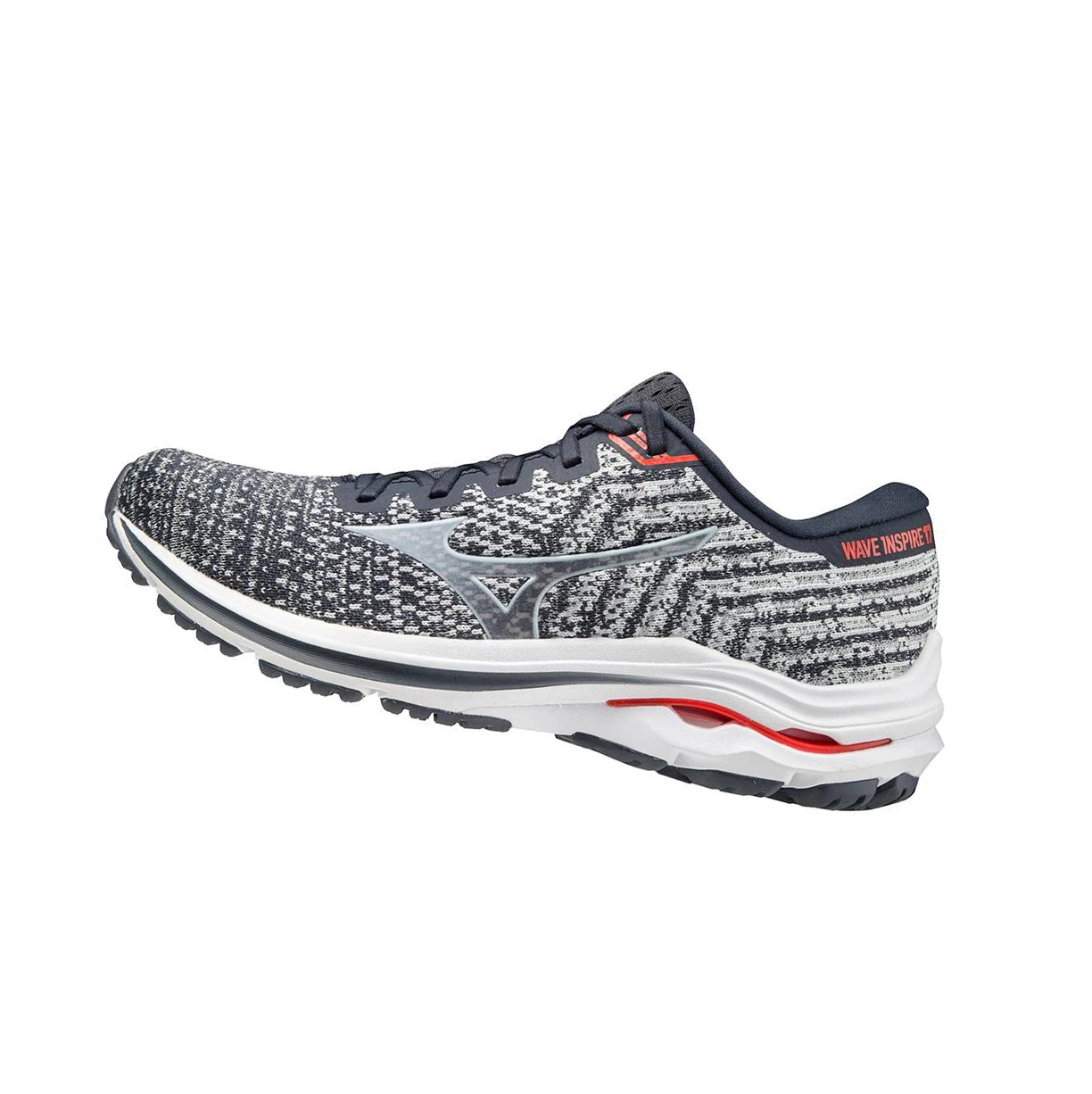 Zapatillas Running Mizuno Wave Inspire 17 Waveknit 2e (Anchos) Hombre Grey/White | ENI024613