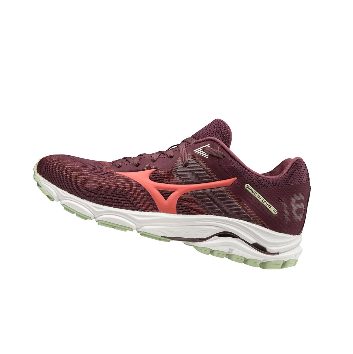 Zapatillas Running Mizuno Wave Inspire 16 Mujer Burdeos | GUC243078