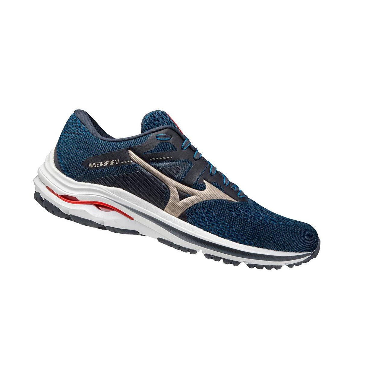 Zapatillas Running Mizuno Wave Inspire 17 2e (Anchos) Hombre Azul Marino | JFR521863