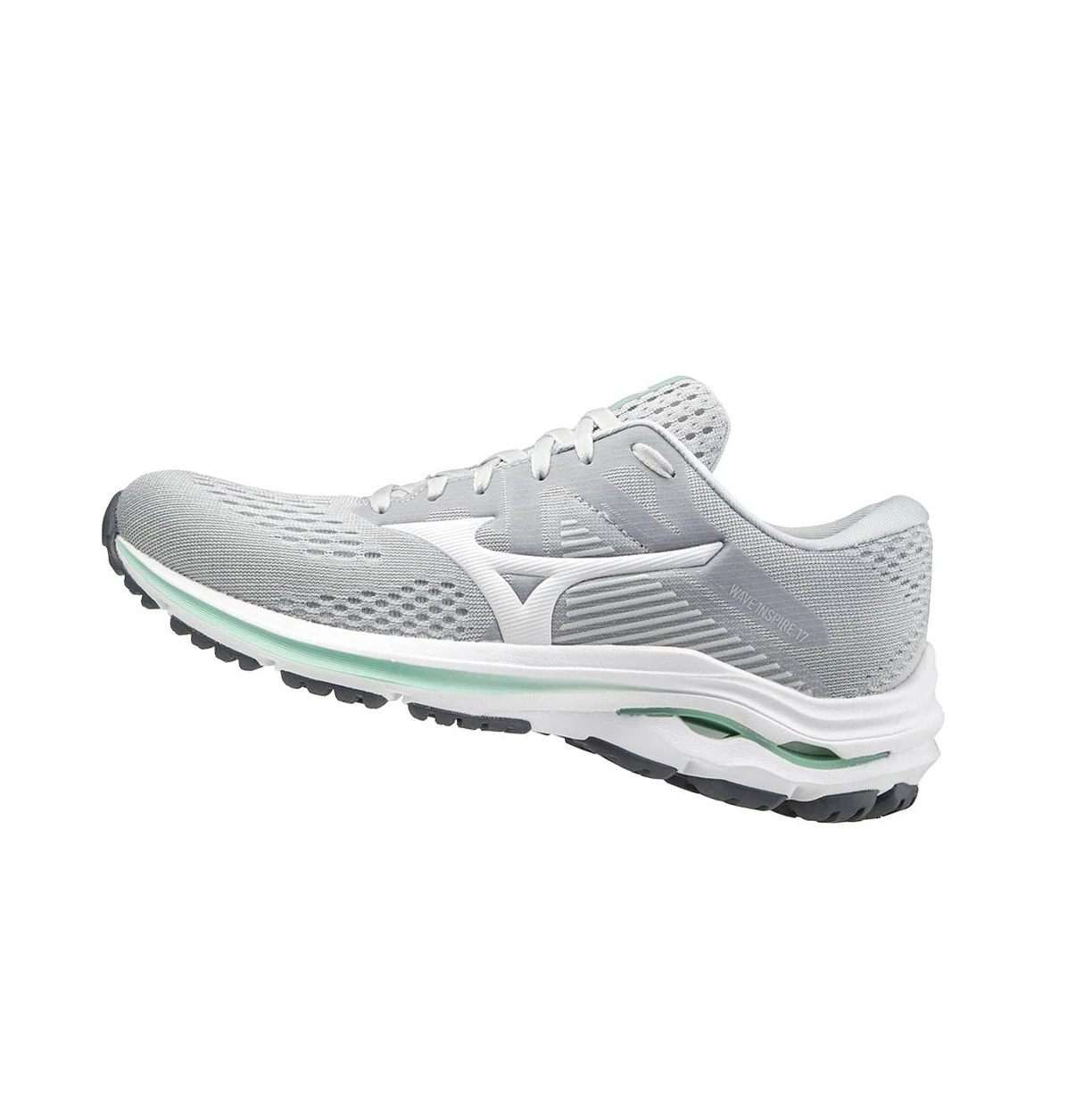 Zapatillas Running Mizuno Wave Inspire 17 D (Anchos) Mujer Grey/White | KAE649153