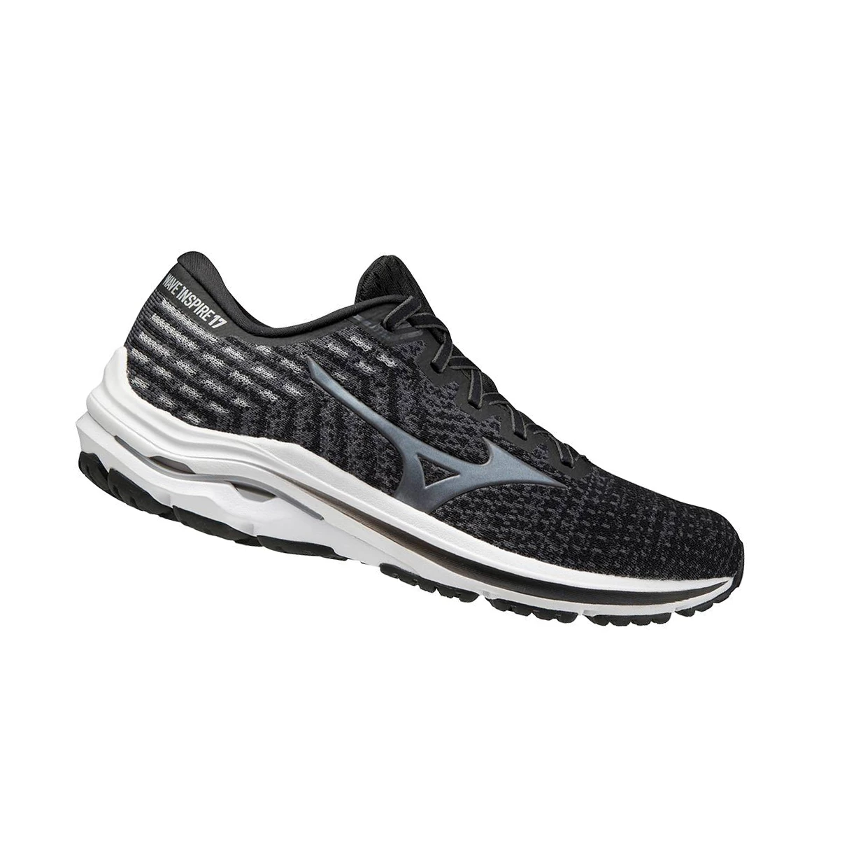 Zapatillas Running Mizuno Wave Inspire 17 Waveknit Hombre Negras | TLA120398