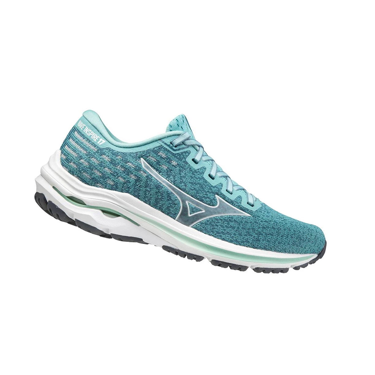 Zapatillas Running Mizuno Wave Inspire 17 Waveknit Mujer Turquoise/white | WPB798546