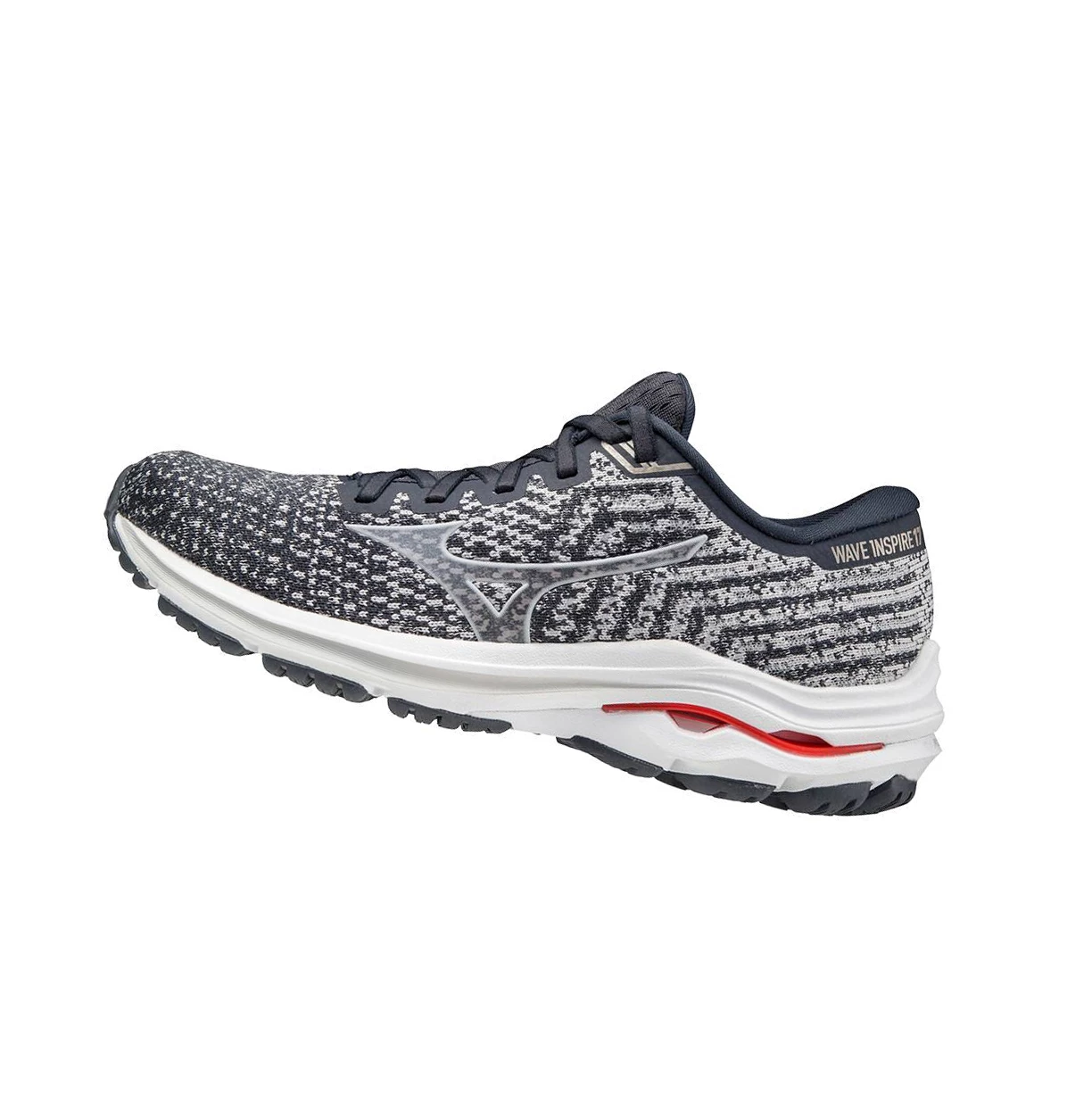 Zapatillas Running Mizuno Wave Inspire 17 Waveknit D (Anchos) Mujer Gris | ZJI631804