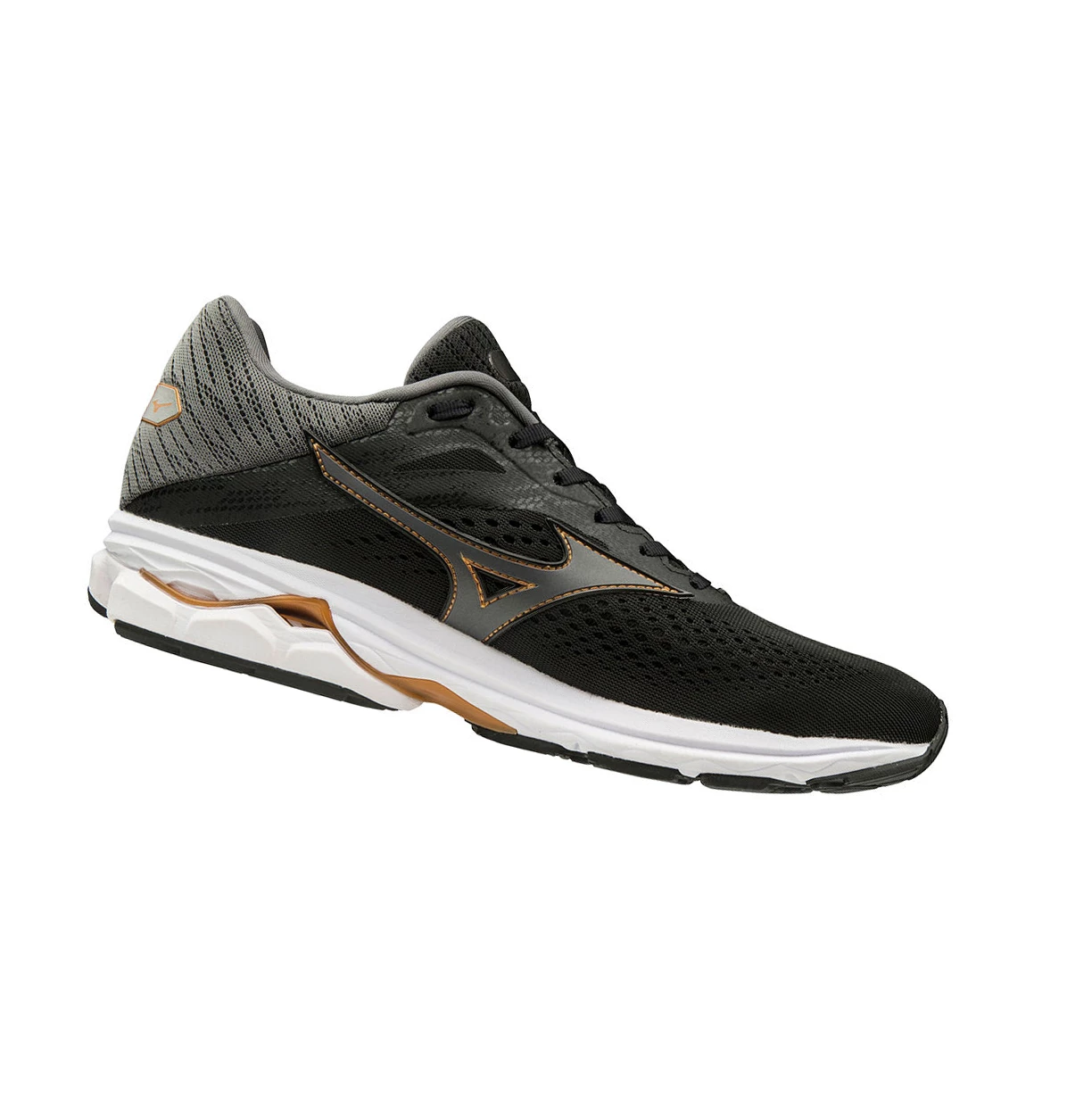 Zapatillas Running Mizuno Wave Rider 23 Hombre Black/Grey | IUO072846