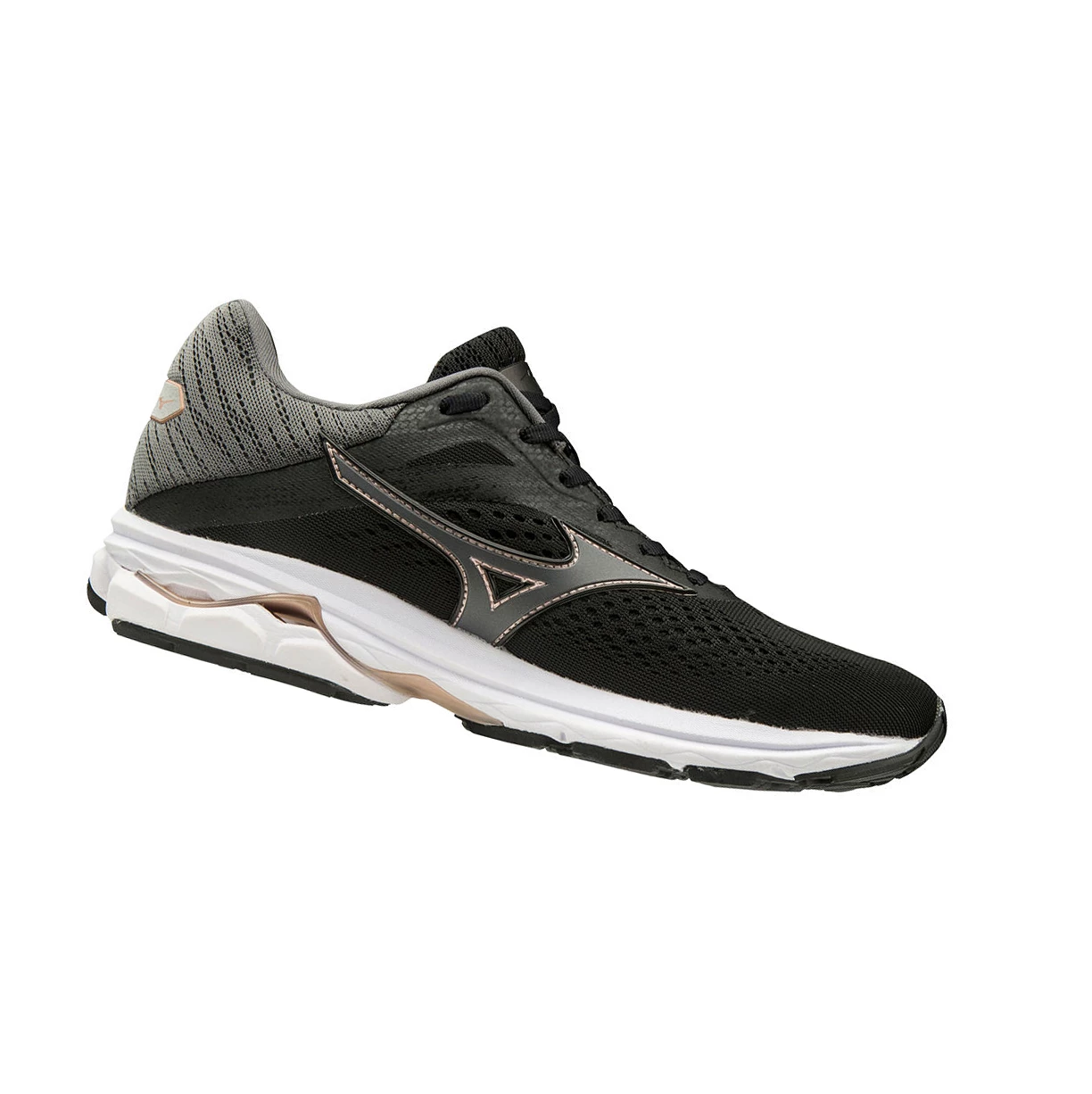 Zapatillas Running Mizuno Wave Rider 23 Mujer Black/Grey | TQP286457