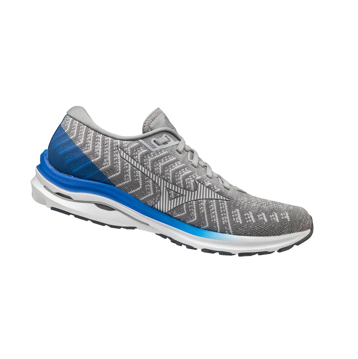 Zapatillas Running Mizuno Wave Rider 24 Waveknitﾙ 2e (Anchos) Hombre Grey/White | BSL081435