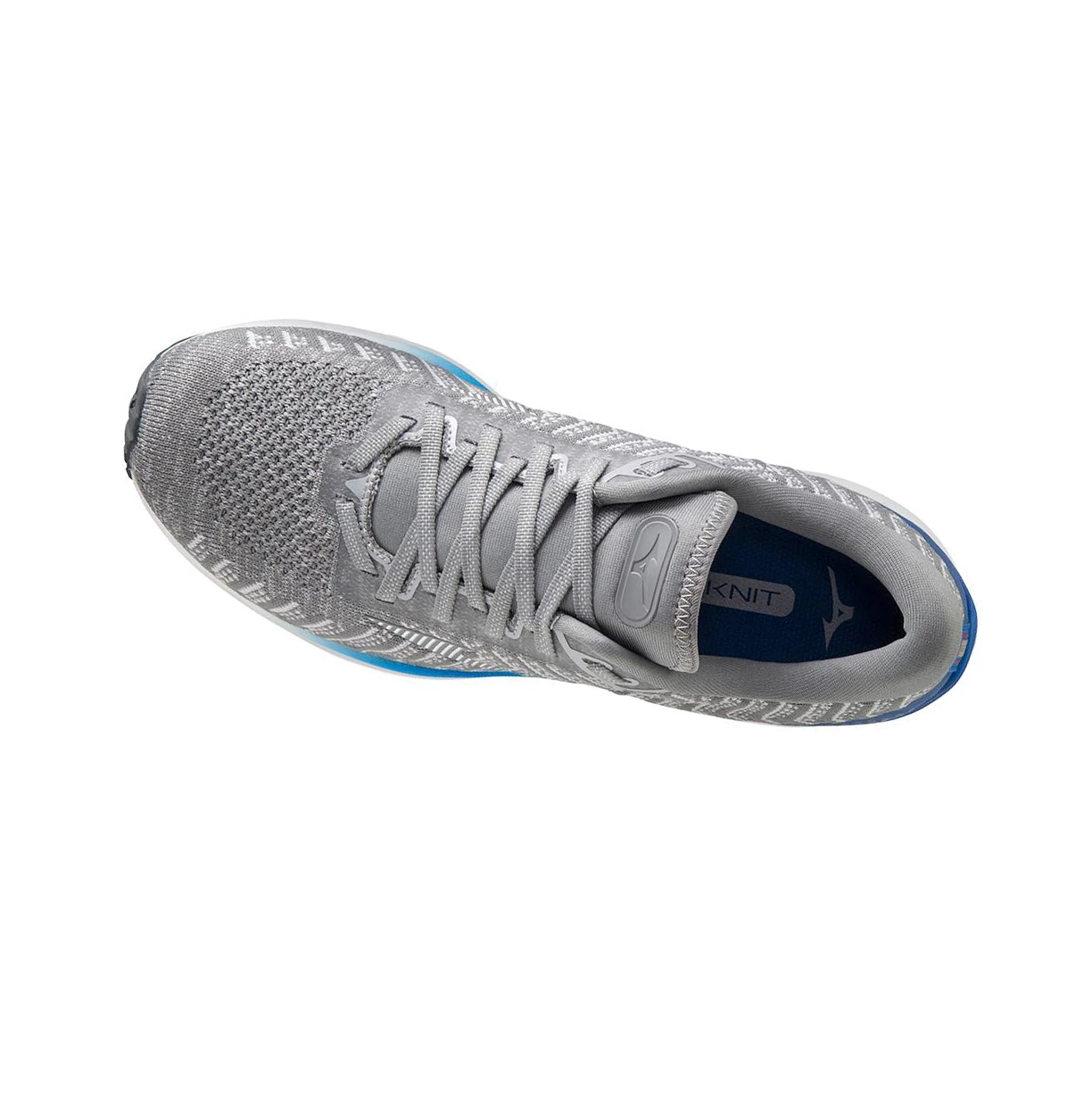 Zapatillas Running Mizuno Wave Rider 24 Waveknitﾙ 2e (Anchos) Hombre Grey/White | BSL081435