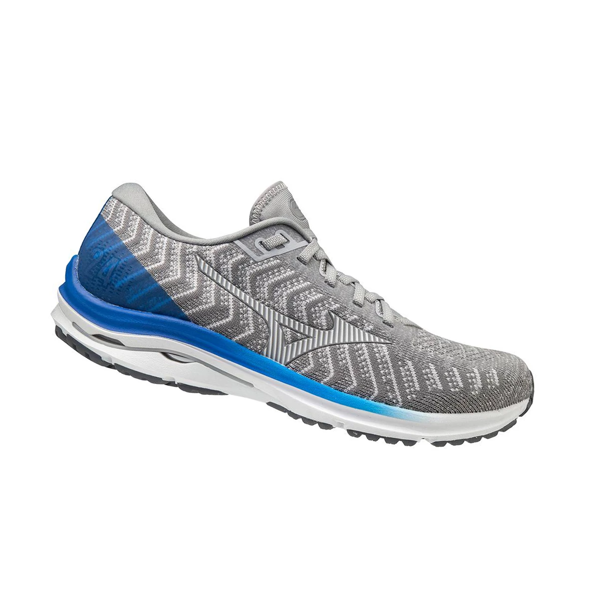 Zapatillas Running Mizuno Wave Rider 24 Waveknitﾙ 2e (Anchos) Hombre Grey/White | BSL081435