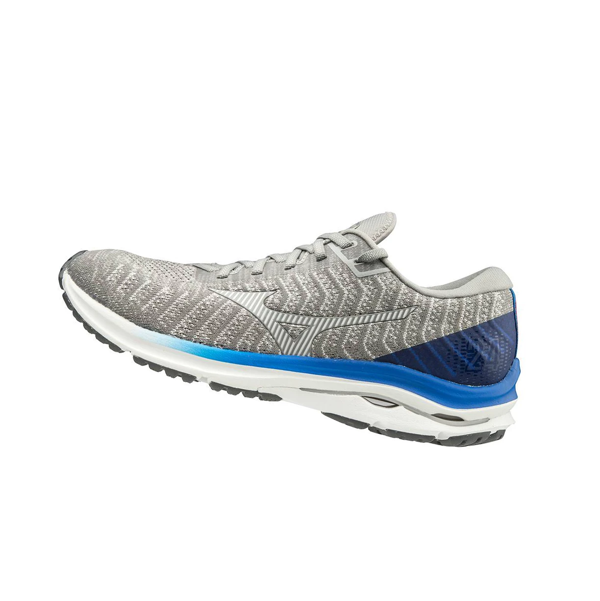 Zapatillas Running Mizuno Wave Rider 24 Waveknitﾙ 2e (Anchos) Hombre Grey/White | BSL081435