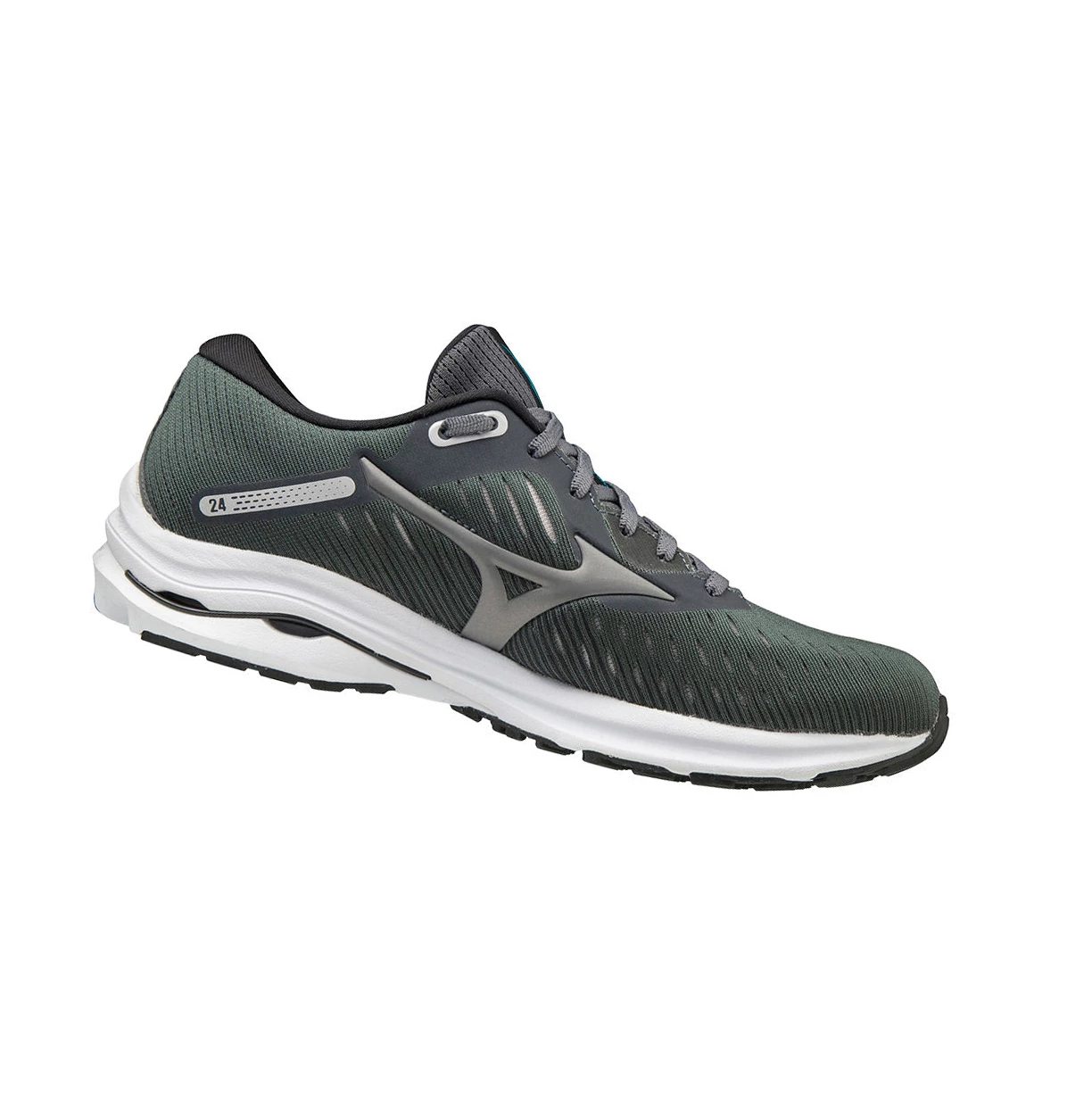 Zapatillas Running Mizuno Wave Rider 24 Mujer Grey/Blue | CTA753680