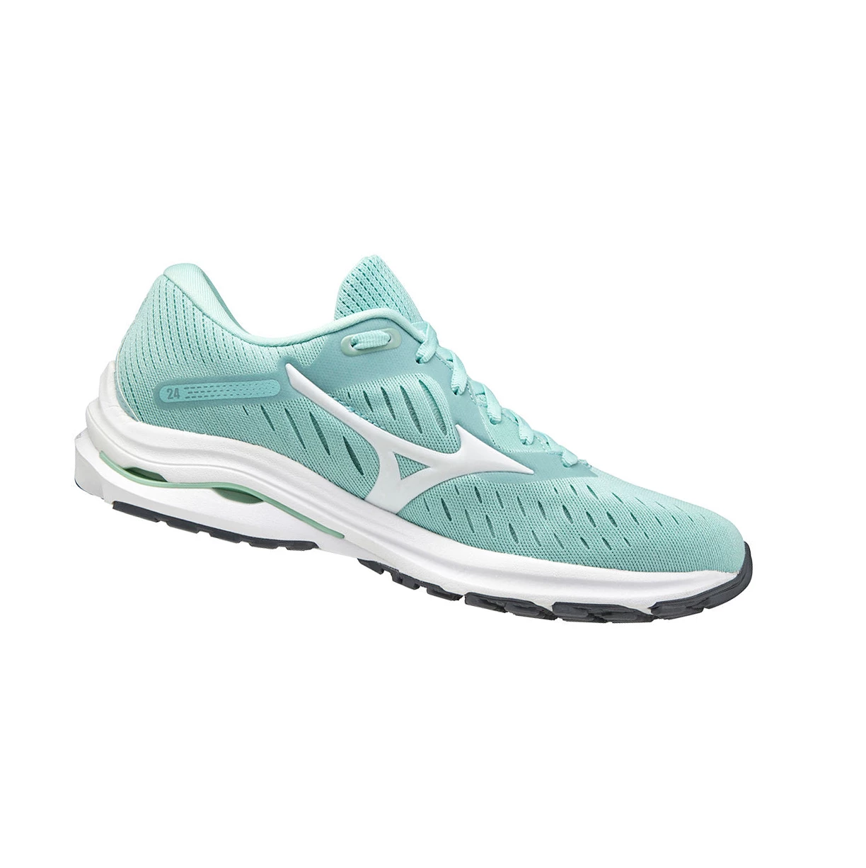 Zapatillas Running Mizuno Wave Rider 24 Mujer Turquoise/white | CYI534827