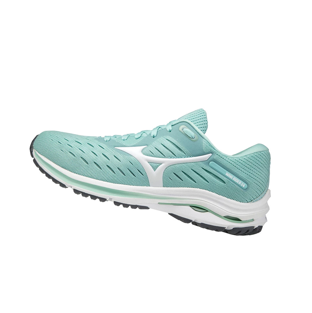 Zapatillas Running Mizuno Wave Rider 24 Mujer Turquoise/white | CYI534827