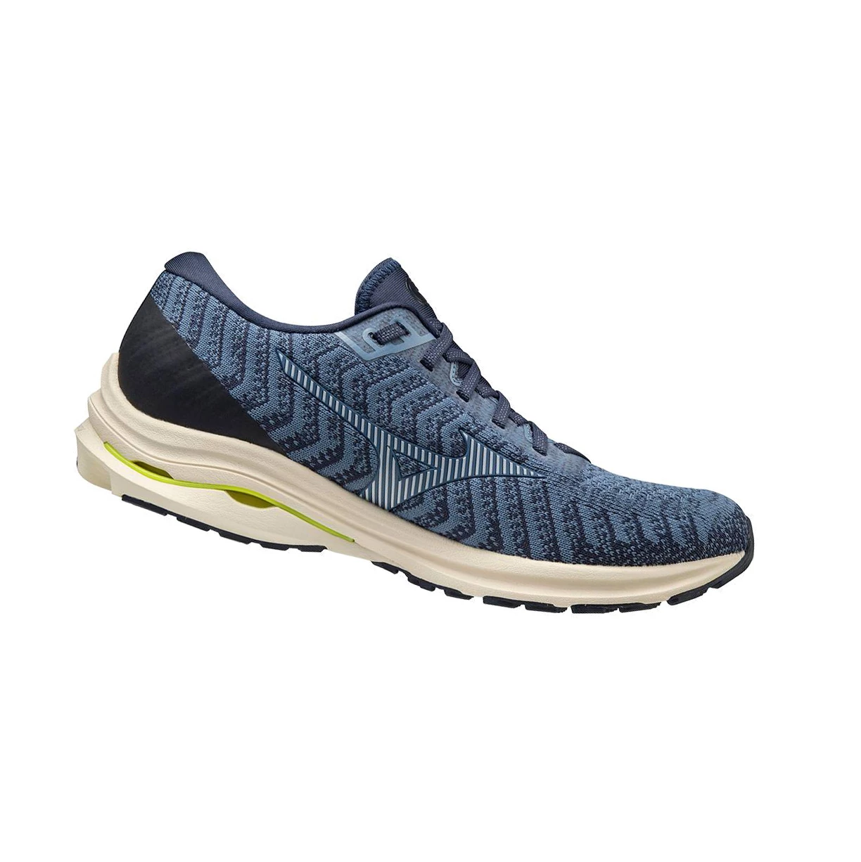 Zapatillas Running Mizuno Wave Rider 24 Waveknitﾙ Hombre Azules Claro | EUB917524