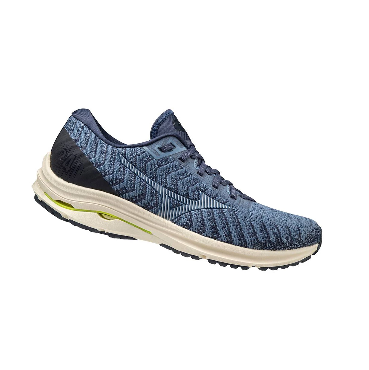 Zapatillas Running Mizuno Wave Rider 24 Waveknitﾙ Hombre Azules Claro | EUB917524