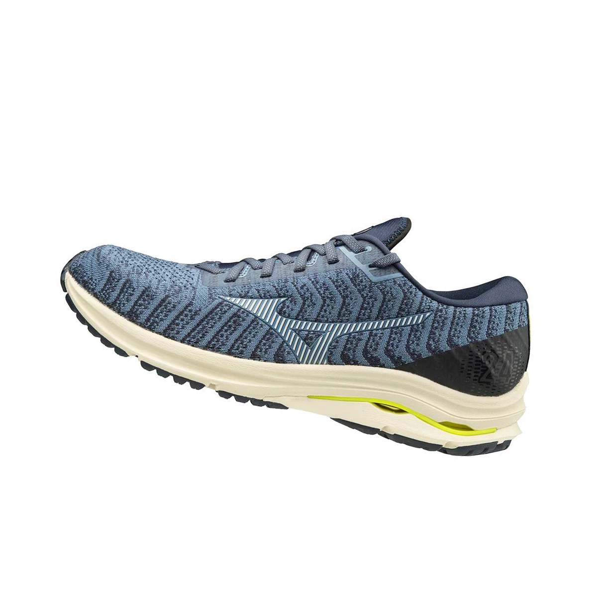 Zapatillas Running Mizuno Wave Rider 24 Waveknitﾙ Hombre Azules Claro | EUB917524