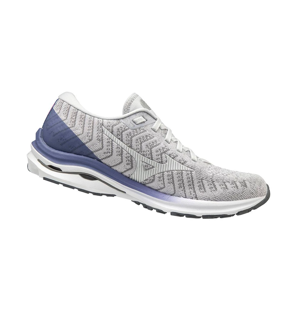 Zapatillas Running Mizuno Wave Rider 24 Waveknitﾙ Mujer Grey/White | IKR542301