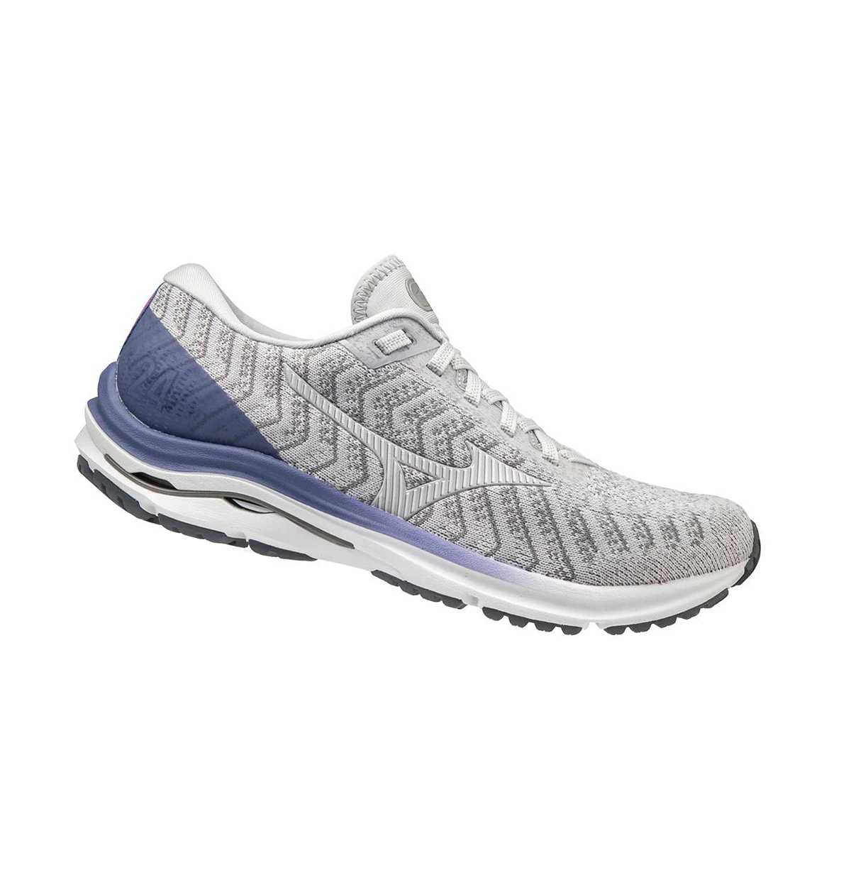 Zapatillas Running Mizuno Wave Rider 24 Waveknitﾙ Mujer Grey/White | IKR542301