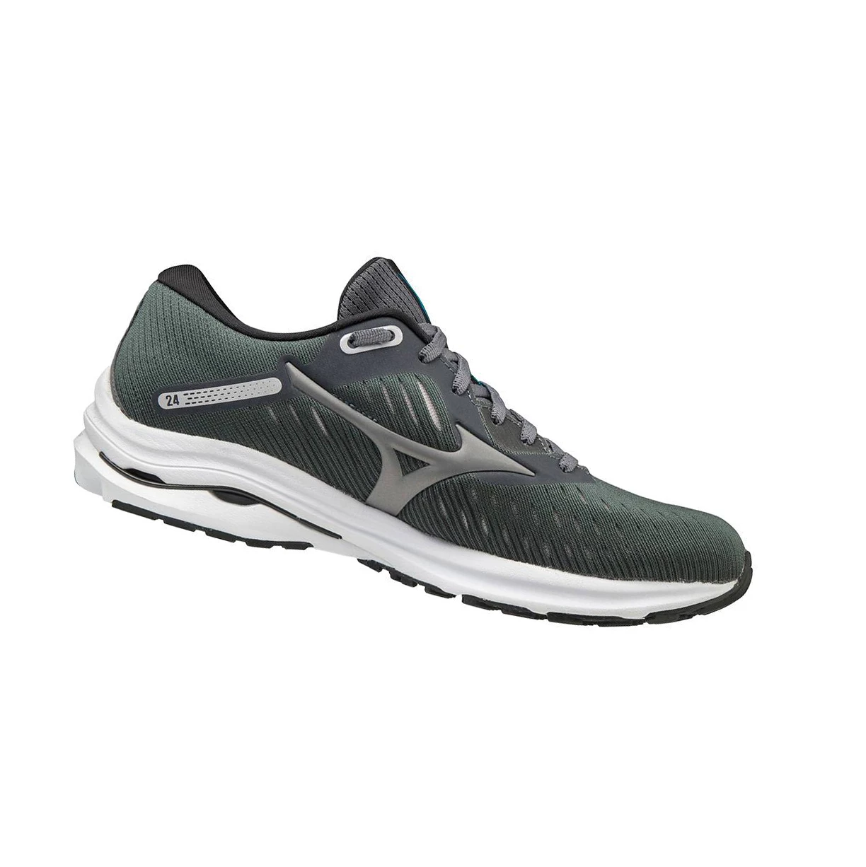 Zapatillas Running Mizuno Wave Rider 24 D (Anchos) Mujer Verde Oscuro | KST857261