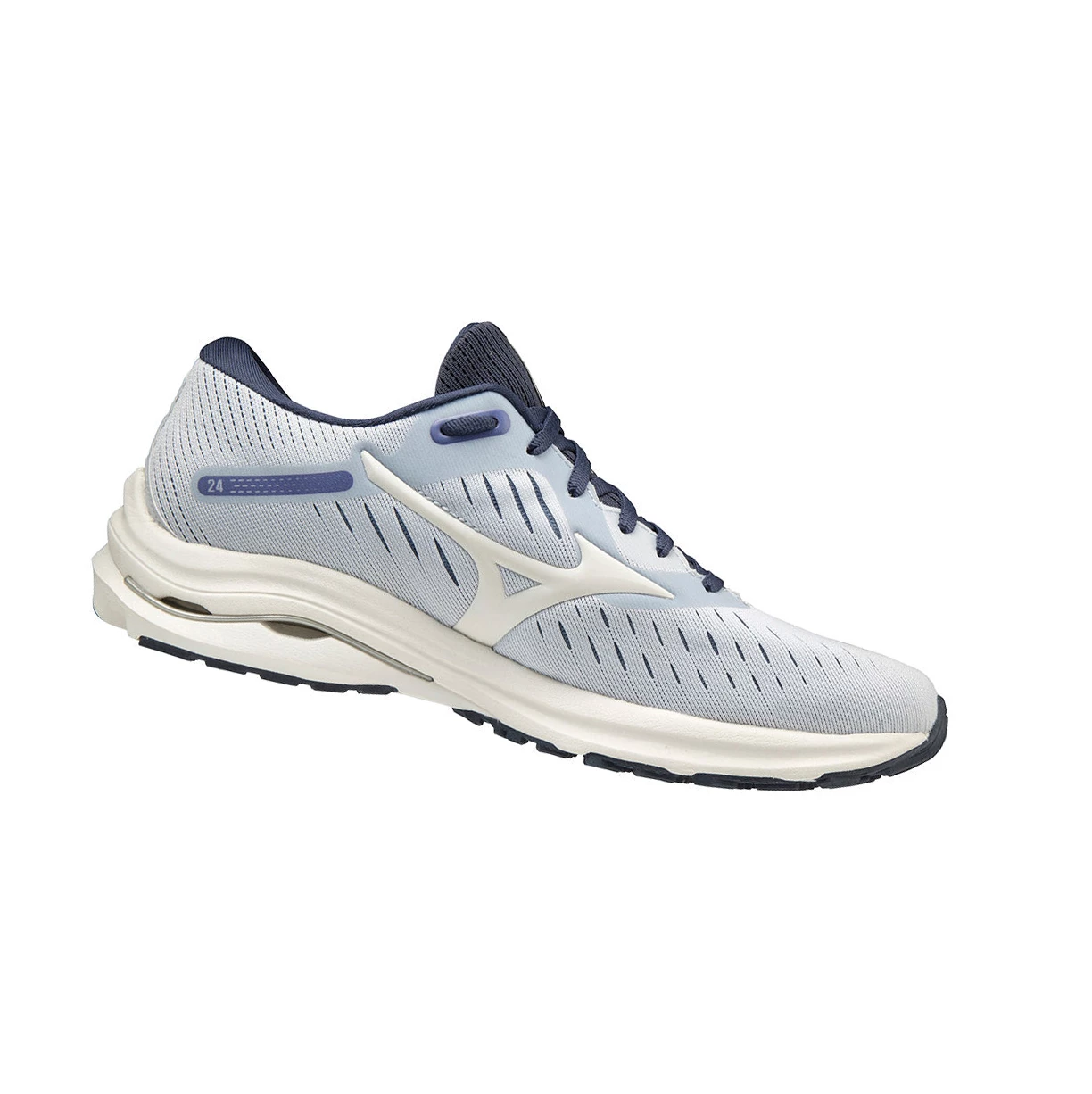 Zapatillas Running Mizuno Wave Rider 24 Mujer White/Indigo | LBP021796