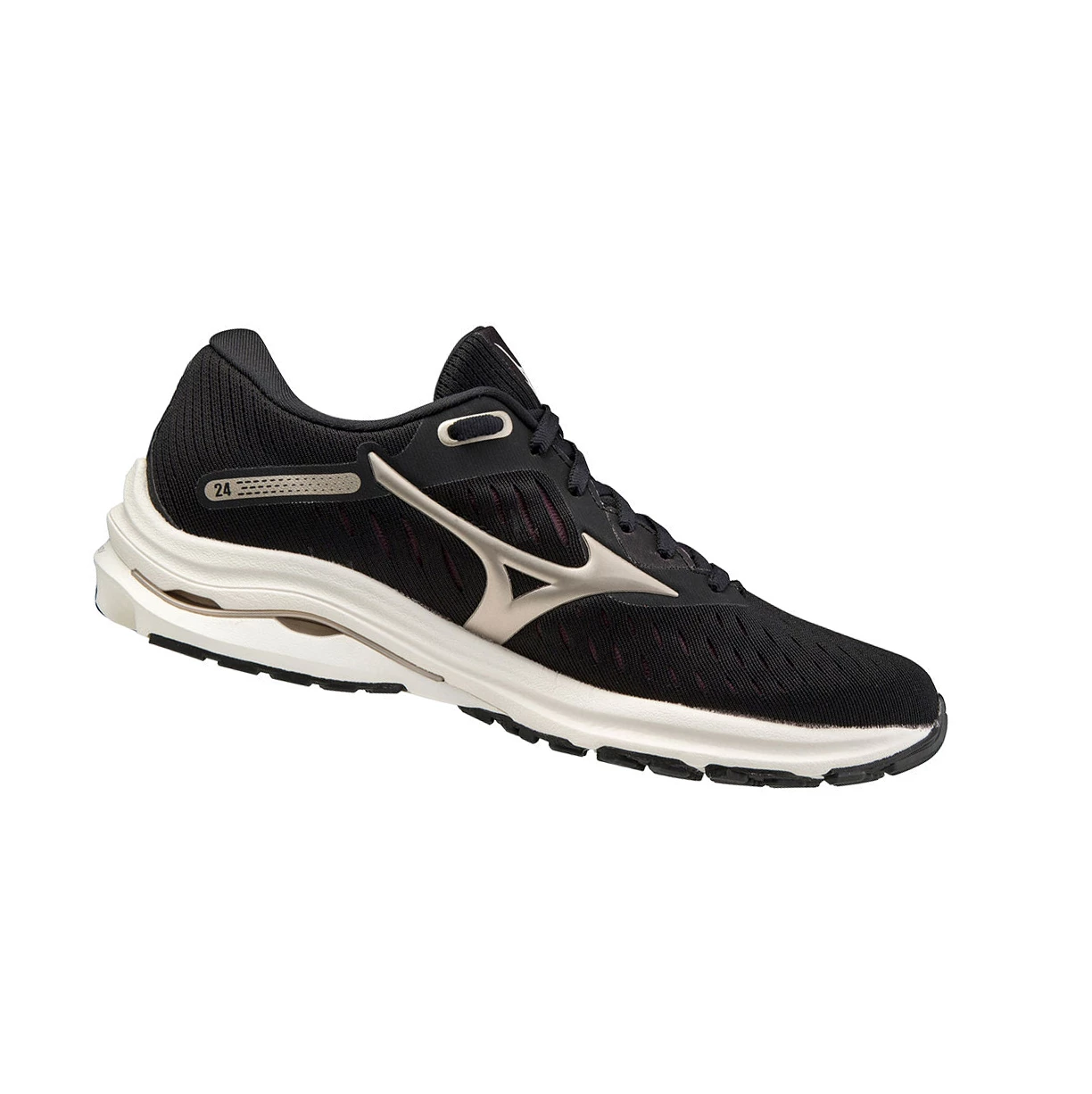 Zapatillas Running Mizuno Wave Rider 24 Mujer Plateadas | PZA498761