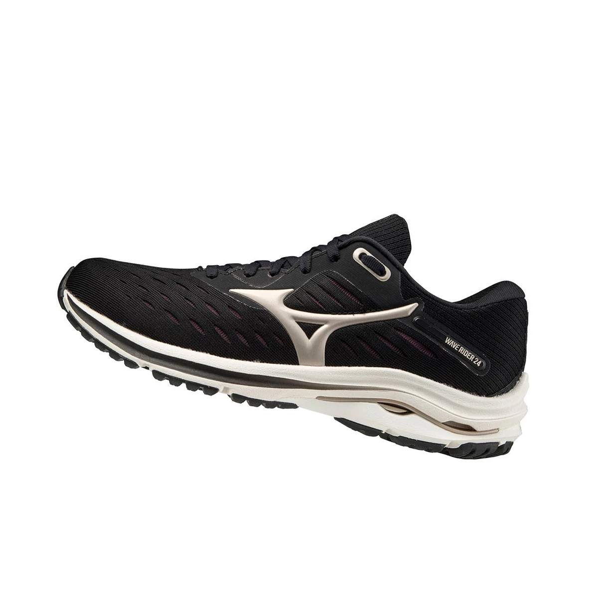 Zapatillas Running Mizuno Wave Rider 24 Mujer Plateadas | PZA498761