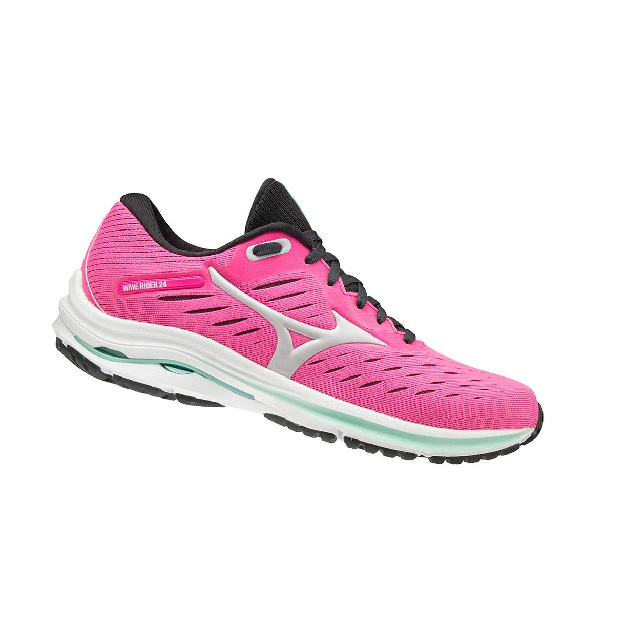 Zapatillas Running Mizuno Wave Rider 24 Mujer Rosas | SKY431782