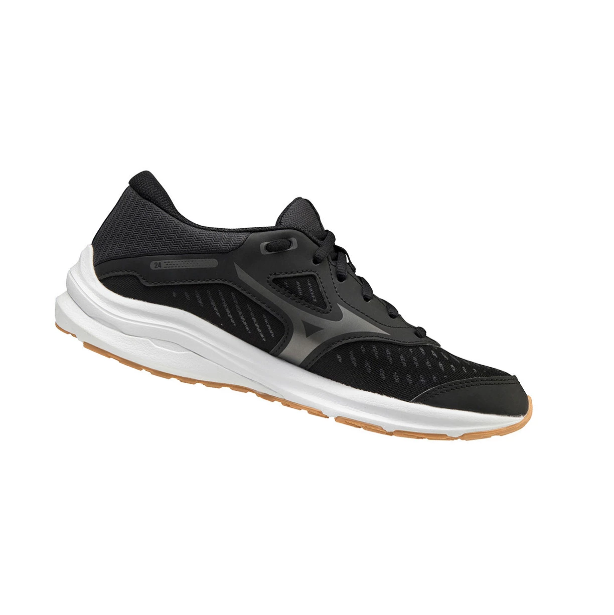 Zapatillas Running Mizuno Wave Rider 24 Hombre Black/Grey | VKE902857