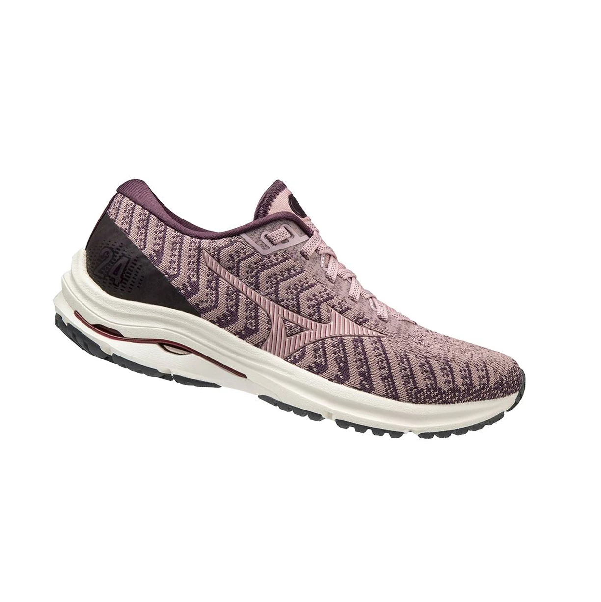 Zapatillas Running Mizuno Wave Rider 24 Waveknitﾙ Mujer Rosas | WRZ836140