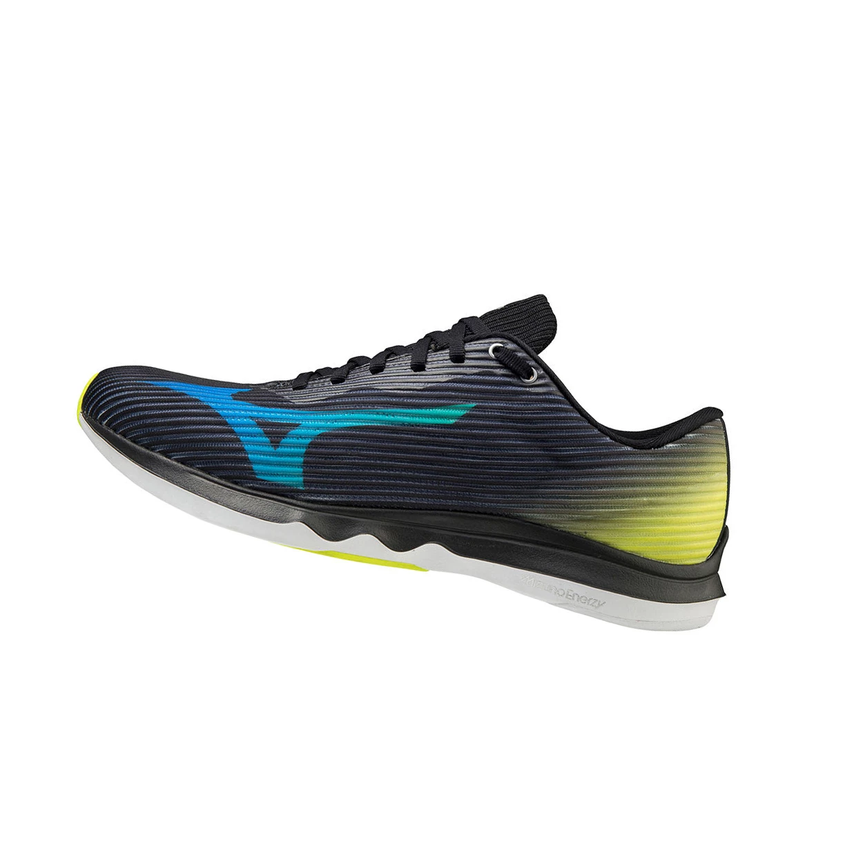 Zapatillas Running Mizuno Wave Shadow 4 Hombre Black/Blue/Yellow | FAI761803