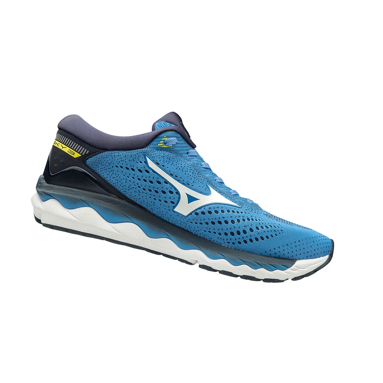 Zapatillas Running Mizuno Wave Sky 3 Hombre Blue/White/Yellow | FCD134065