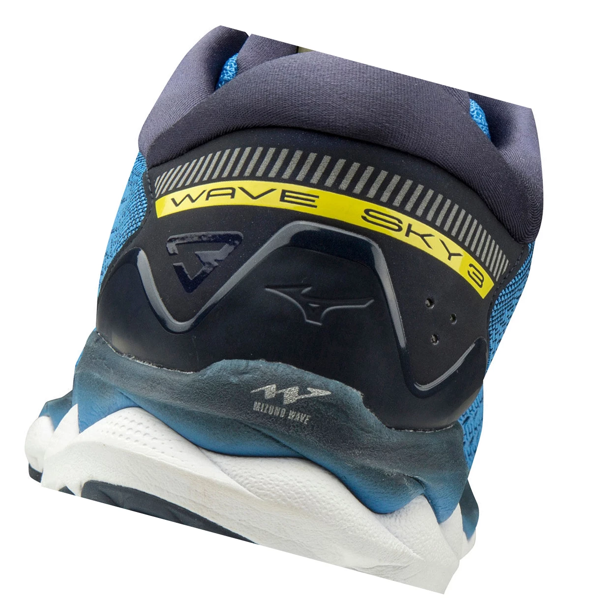 Zapatillas Running Mizuno Wave Sky 3 Hombre Blue/White/Yellow | FCD134065