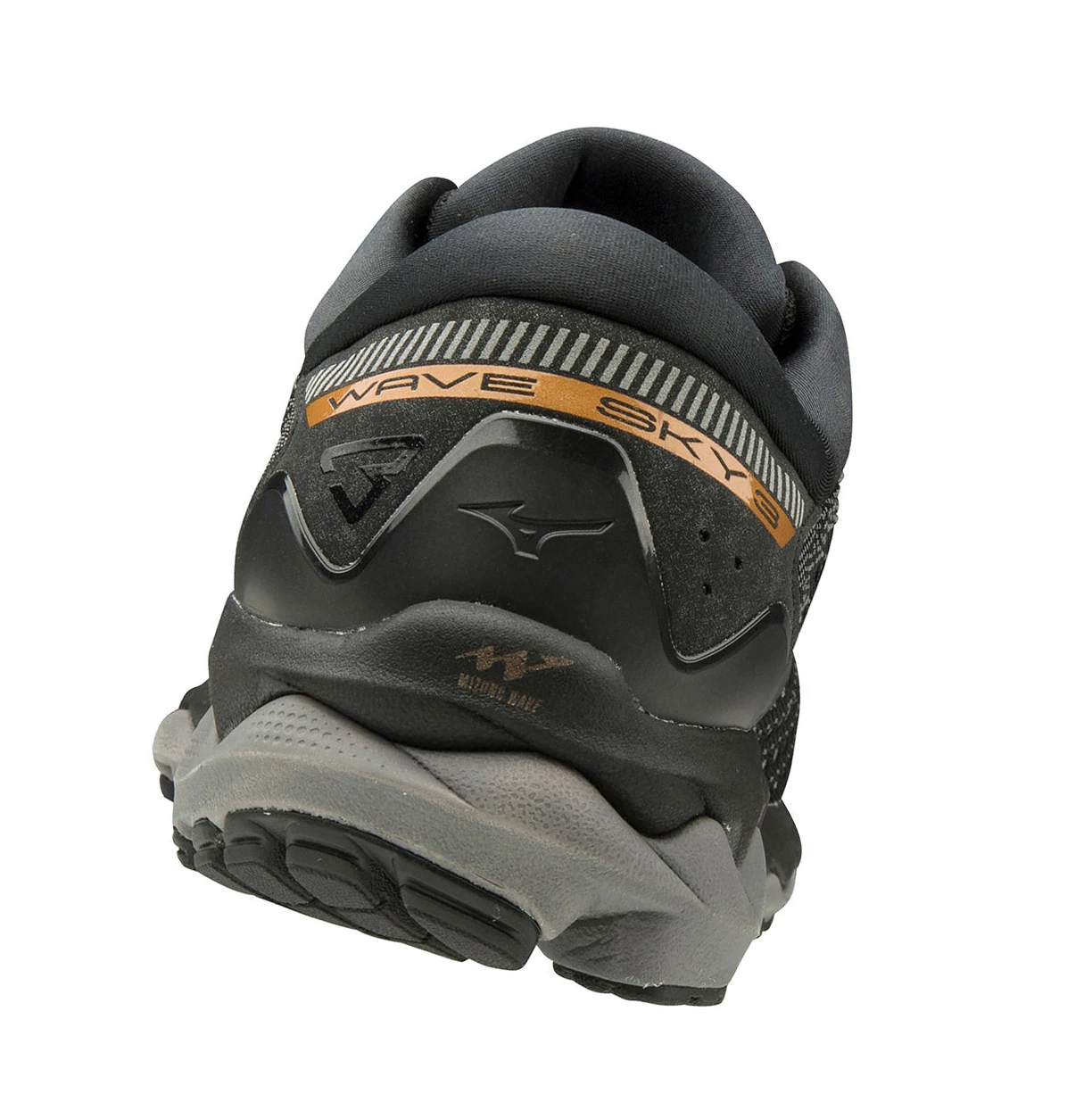 Zapatillas Running Mizuno Wave Sky 3 Hombre Black/Grey | PBX437560