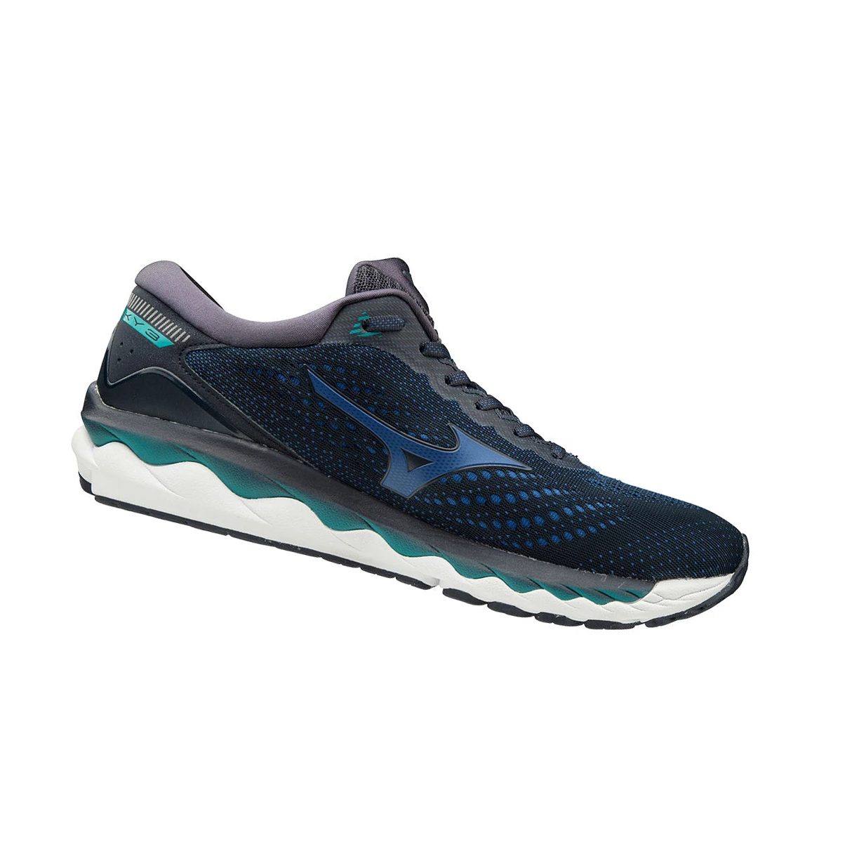 Zapatillas Running Mizuno Wave Sky 3 Hombre Navy/Blue | XQU380679