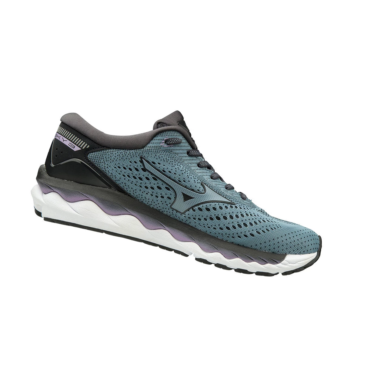 Zapatillas Running Mizuno Wave Sky 3 Mujer Blue/Black/Silver | RIG192706