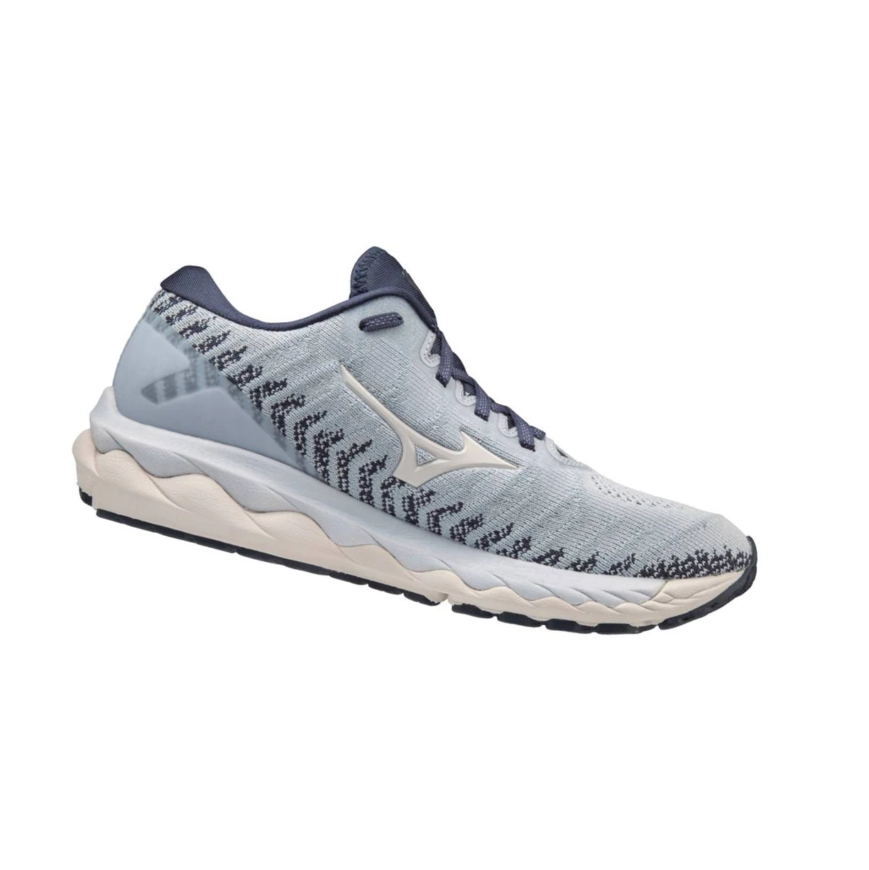 Zapatillas Running Mizuno Wave Sky 4 Waveknitﾙ Mujer White/Navy | DOH146057