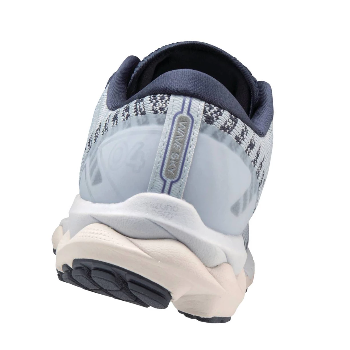 Zapatillas Running Mizuno Wave Sky 4 Waveknitﾙ Mujer White/Navy | DOH146057