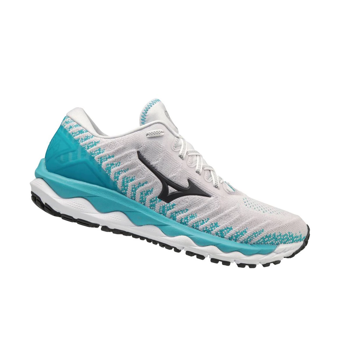 Zapatillas Running Mizuno Wave Sky 4 Waveknitﾙ Mujer White/Blue | JNF285619