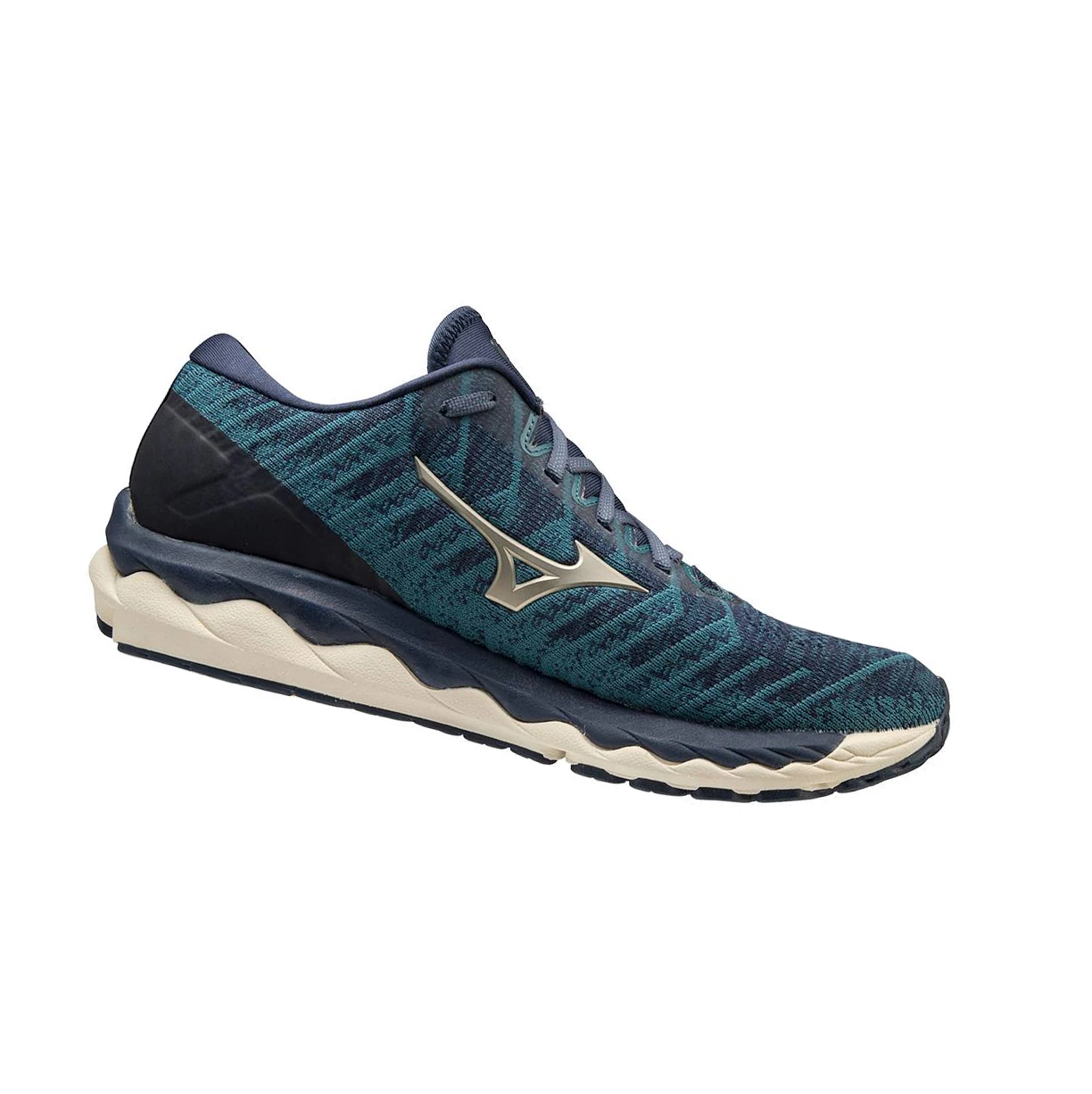 Zapatillas Running Mizuno Wave Sky 4 Waveknitﾙ Hombre Indigo | OGT325016